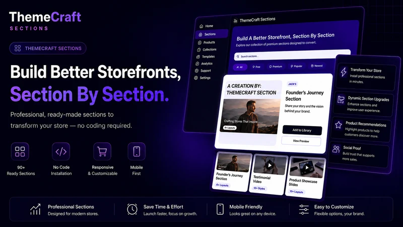 ThemeCraft Sections