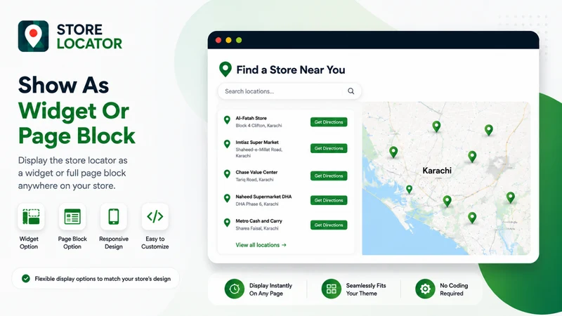 Mapzy: Store Locator