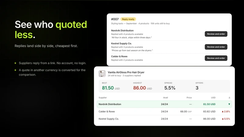 Stockbeak: Inventory Planning