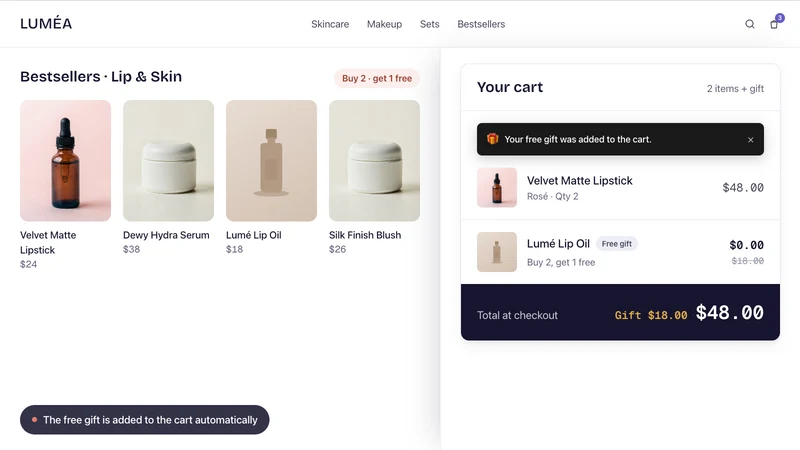 Stackable ‑ Volume Discounts