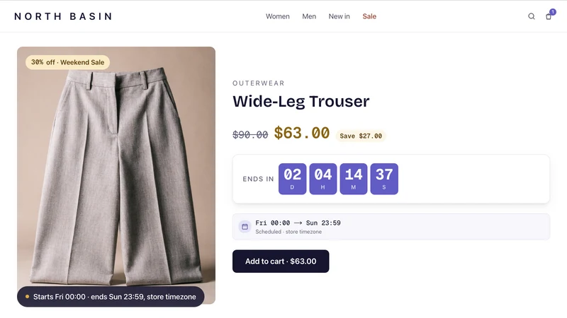 Stackable ‑ Volume Discounts