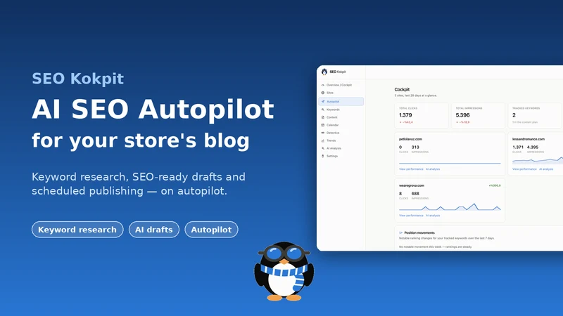SEO Kokpit: AI SEO Autopilot
