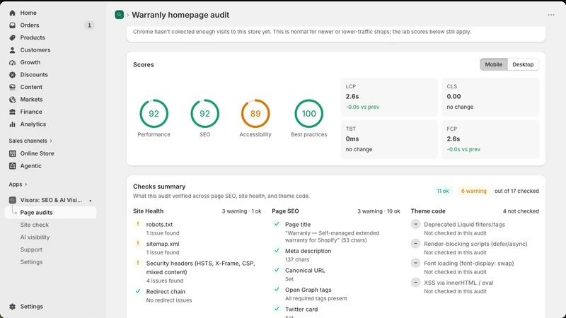Visora: SEO & AI Visibility
