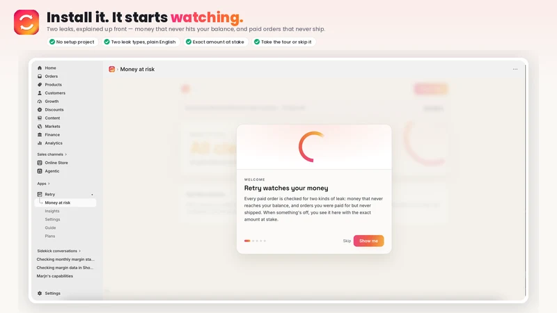Retry ‑ Paid order leak alerts