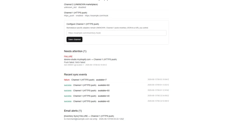 Reliable Channel Sync