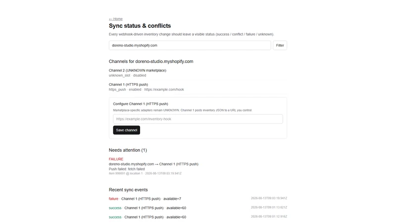 Reliable Channel Sync