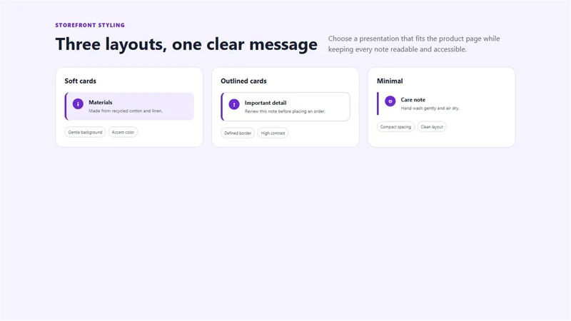 Alurish Product Notes