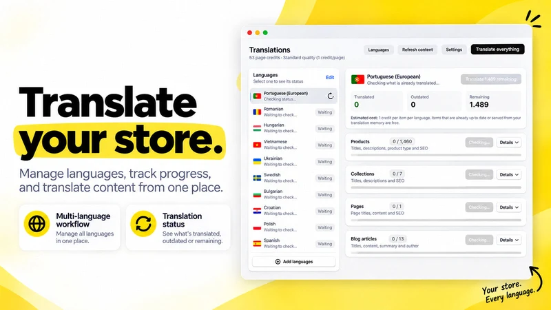 Affy: Easy Shop Translate