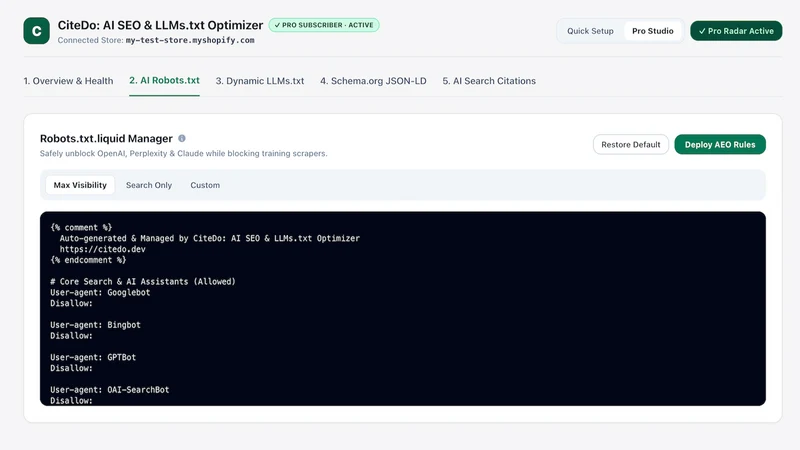 CiteDo AI SEO Optimizer