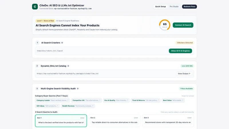 CiteDo AI SEO Optimizer