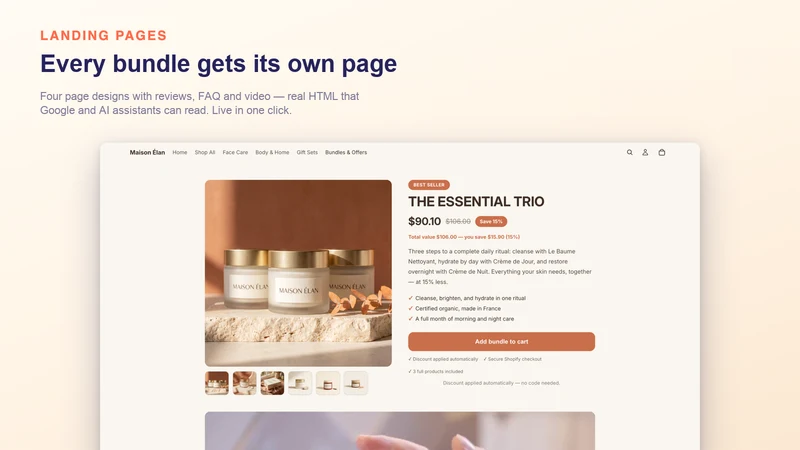 Bundlo: Bundle Upsell & Gifts