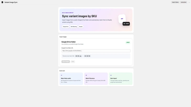 Variant image sync ‑ Pinakka