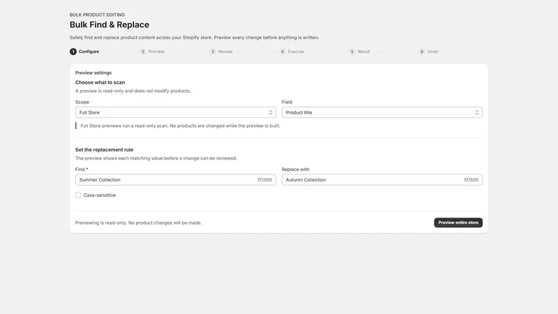 ARES: Bulk Find & Replace