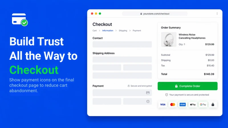Auto payment icons