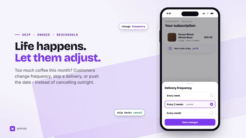 Appfox Subscriptions App