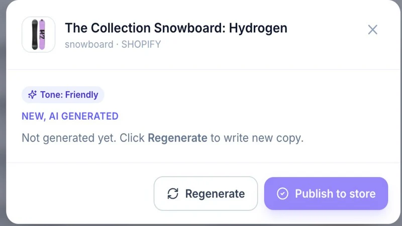 AI Store Optimiser