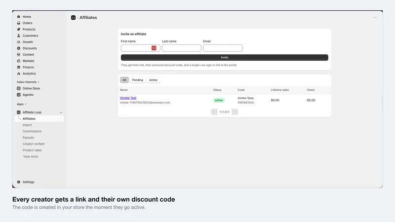 Affiliate Loop