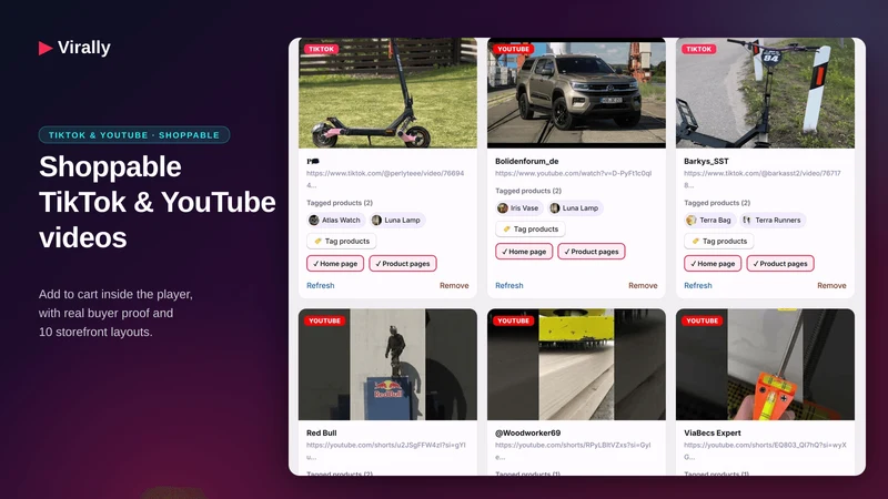 Virally: TikTok Social Proof