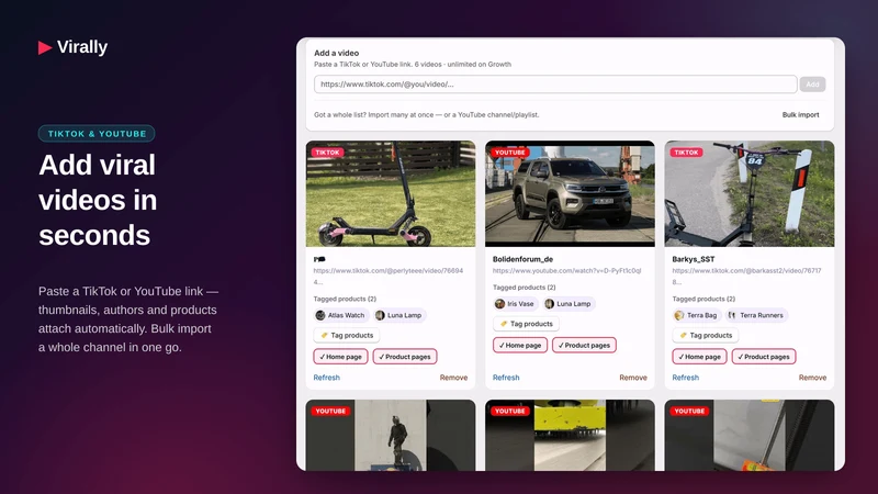 Virally: TikTok Social Proof