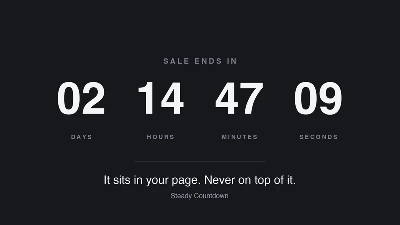 Steady Countdown