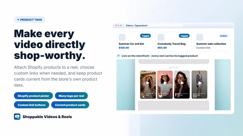 OCS: Shoppable Videos&Reel