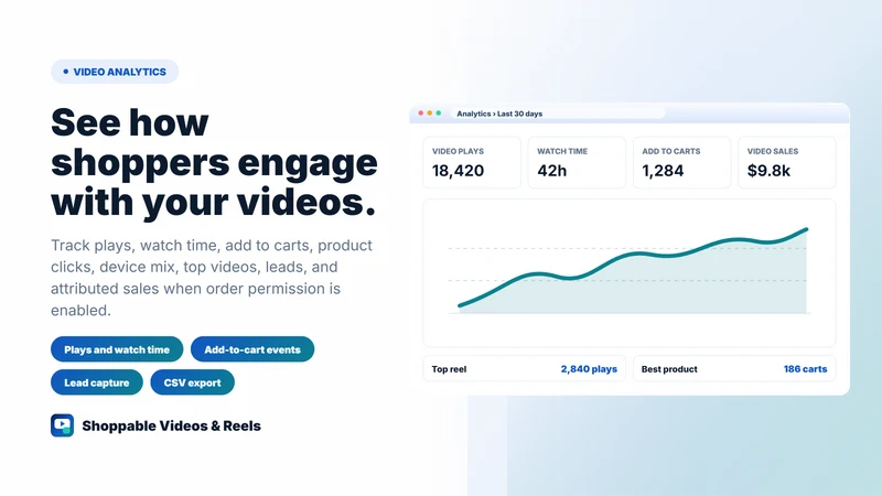 OCS: Shoppable Videos&Reel
