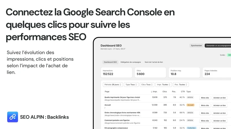 SEO Alpin : Backlinks & GEO
