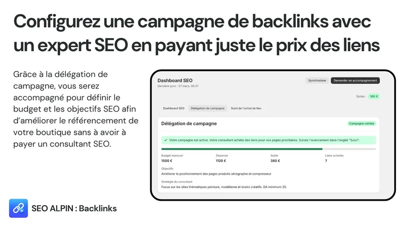 SEO Alpin : Backlinks & GEO