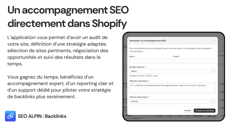 SEO Alpin : Backlinks & GEO