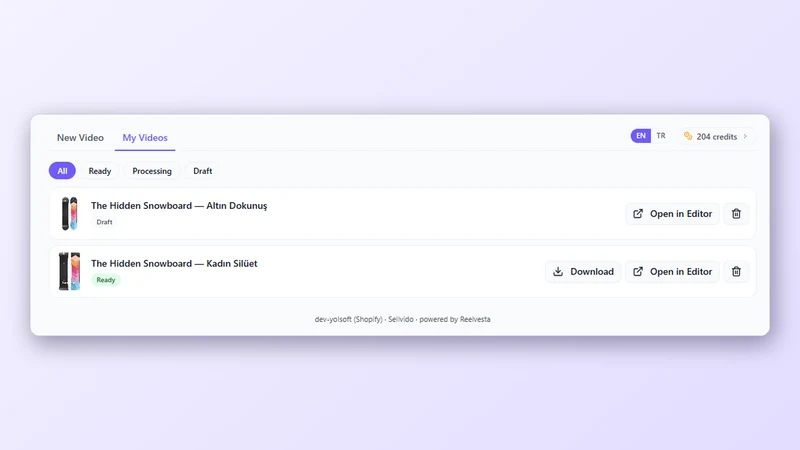 Sellvido: Product Video Maker