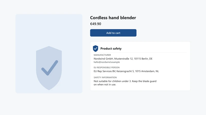 Safira: GPSR Product Safety