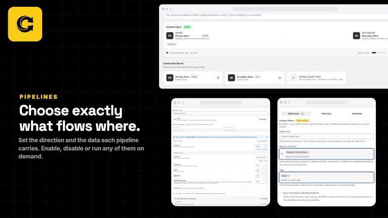 Copify Multi Store Sync