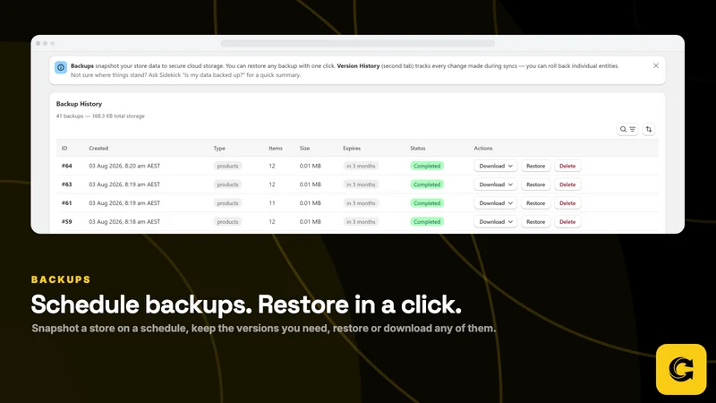 Copify Multi Store Sync