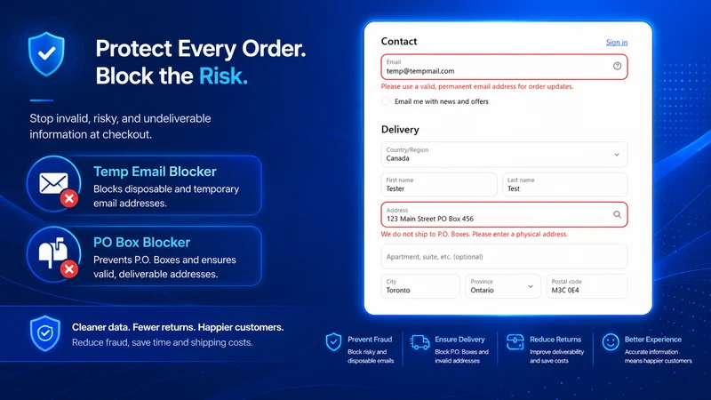 Meridian Checkout Blocker