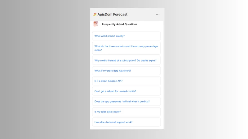ApisDom Forecast
