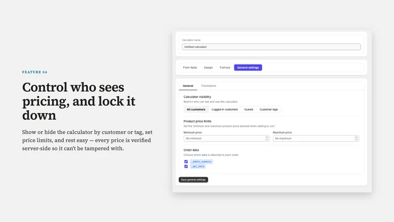 Amaze Price Builder