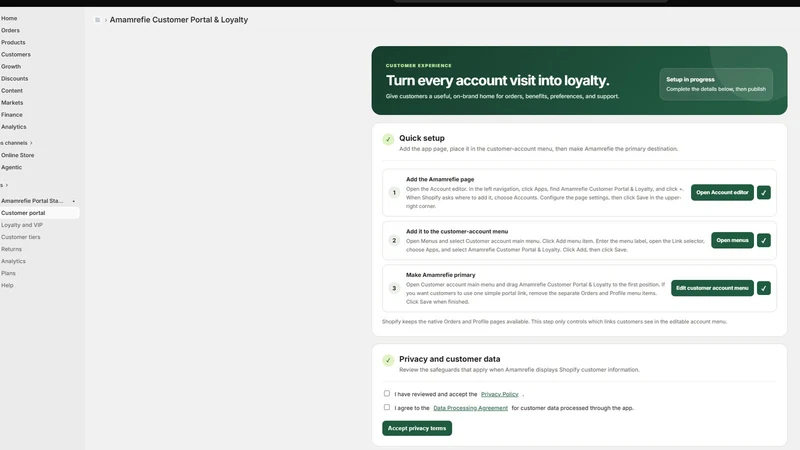 Amamrefie Portal & Loyalty