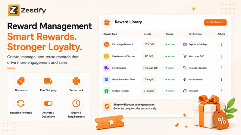 Zestify: Popup Games & Rewards