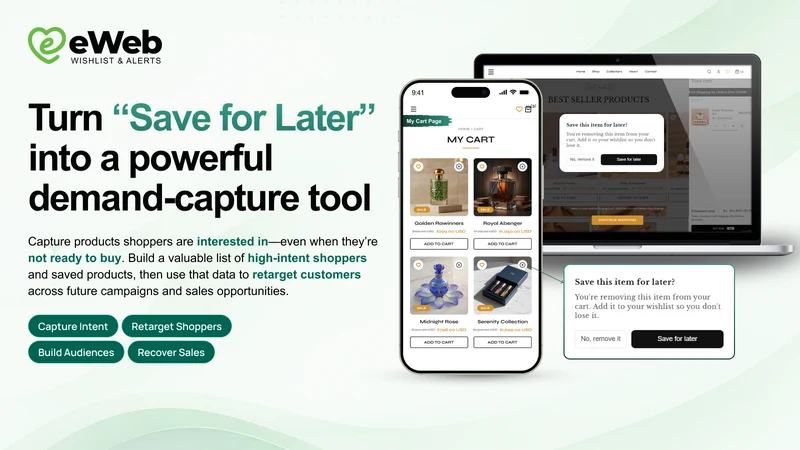 eWeb – Wishlist & Alerts