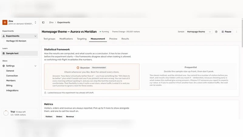 Zinx Signal ‑ A/B Testing