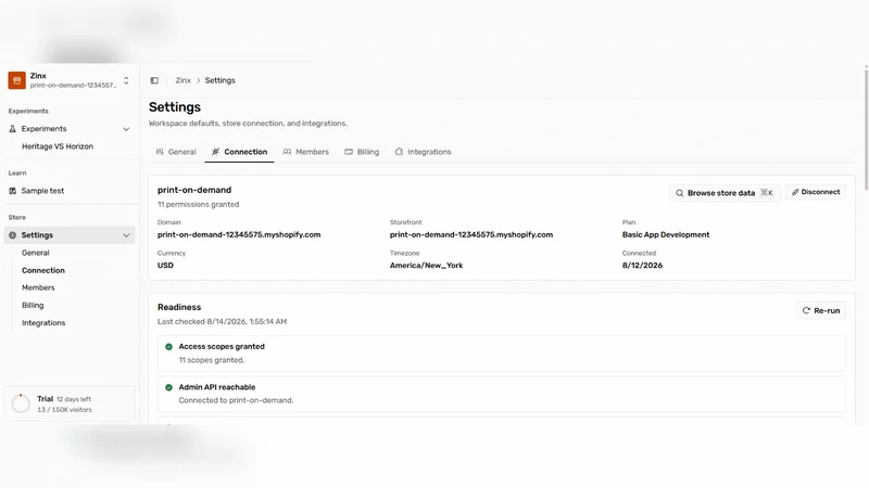 Zinx Signal ‑ A/B Testing