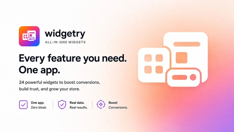 Widgetry: Reviews ,Popup & 26+