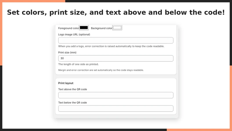 UR: QR Code Generator｜Print