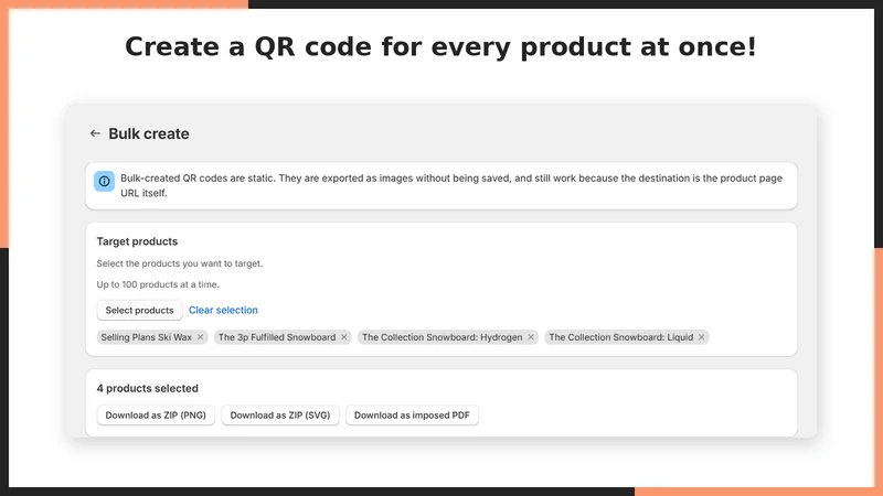 UR: QR Code Generator｜Print