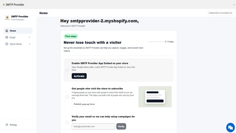 SMTP Provider Email Marketing