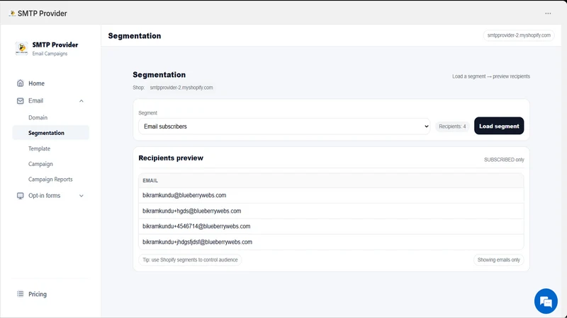 SMTP Provider Email Marketing