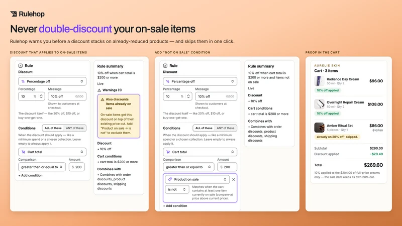 Rulehop: Discount Rules