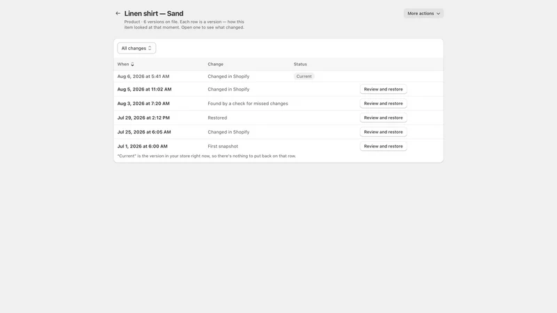 Priorly Catalog Backup
