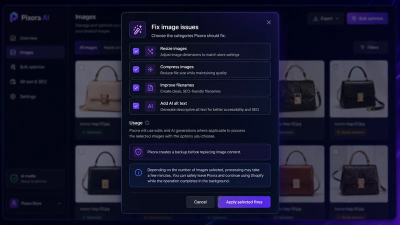 Pixora AI ‑ Image Resizer