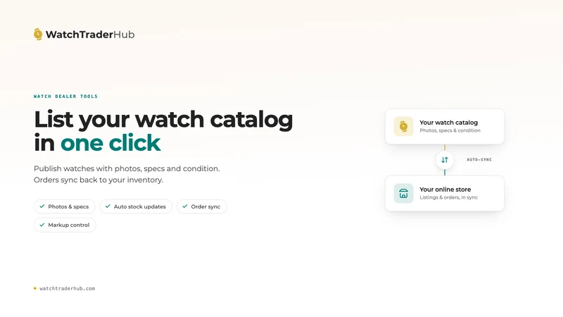 WatchTraderHub Inventory Sync